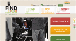 Desktop Screenshot of findfoodbank.org